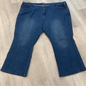 Woman Within Petite Bootcut Jeans.  Size 38P